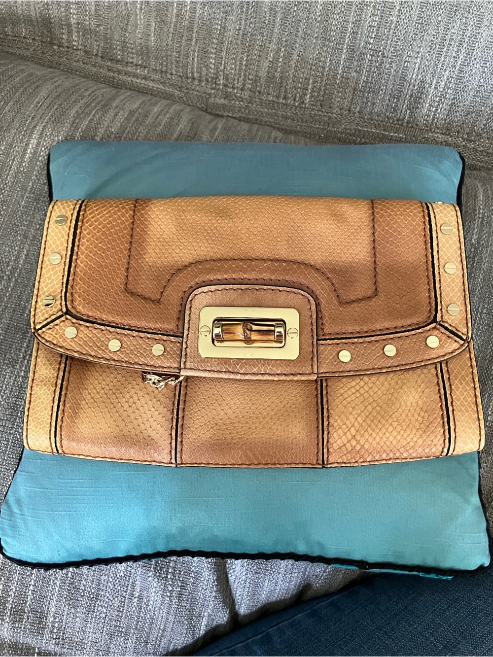 Classy Milly Leather 365$ Purse NWT